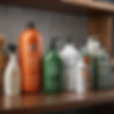 Eco-friendly pest control products displayed on a shelf