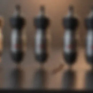 Types of Termiticide Injectors Different types of termiticide injectors on display