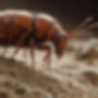 Common insects typically found in bedding environments