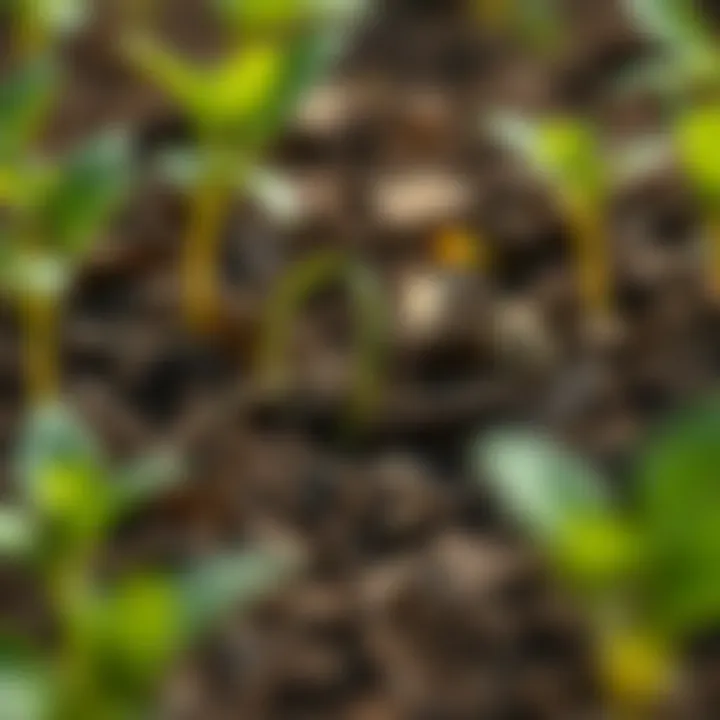 Indicators of Soil Health and Their Role in Pest Management Visualization of soil health indicators such as moisture and nutrient levels