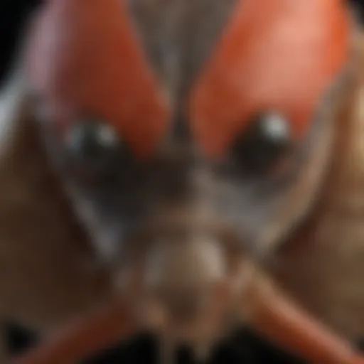 Close-up of a stink bug showcasing its distinct body structure