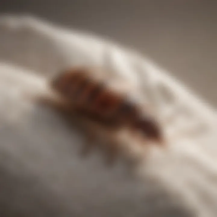 Visual representation of bed bug hiding spots in clothing