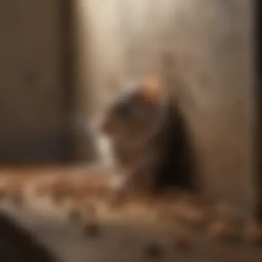 Mouse Droppings: A Key Indicator of Infestation Close-up view of mouse droppings in a corner