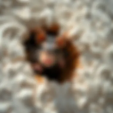 Sealing Rodent Entry Points with Spray Foam Close-up of spray foam insulation sealing potential rodent entry points