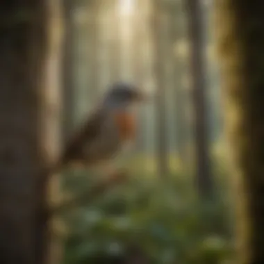 Eco-Friendly Bird Deterrent Options An eco-friendly alternative to tape in a natural setting