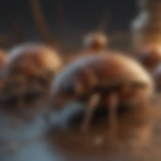 A close-up view of common pests found in homes