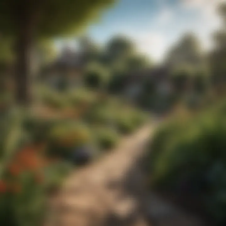 A thriving garden maintained with effective pest control techniques